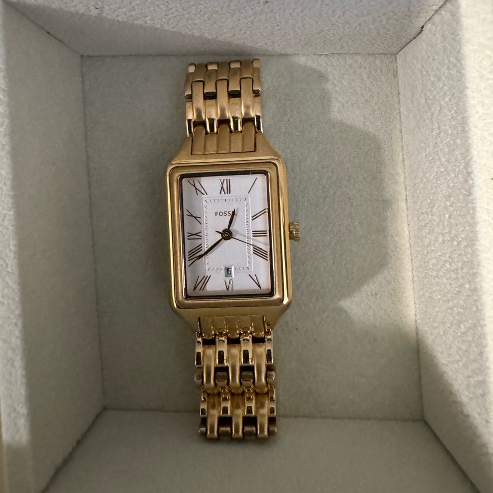 Fossil gold Raquel bracelet watch